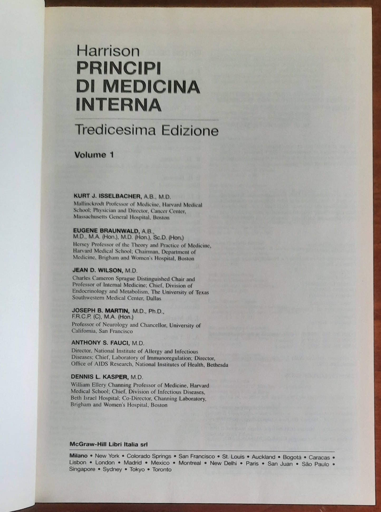 Principi di Medicina Interna - in due vol. - McGraw-Hill