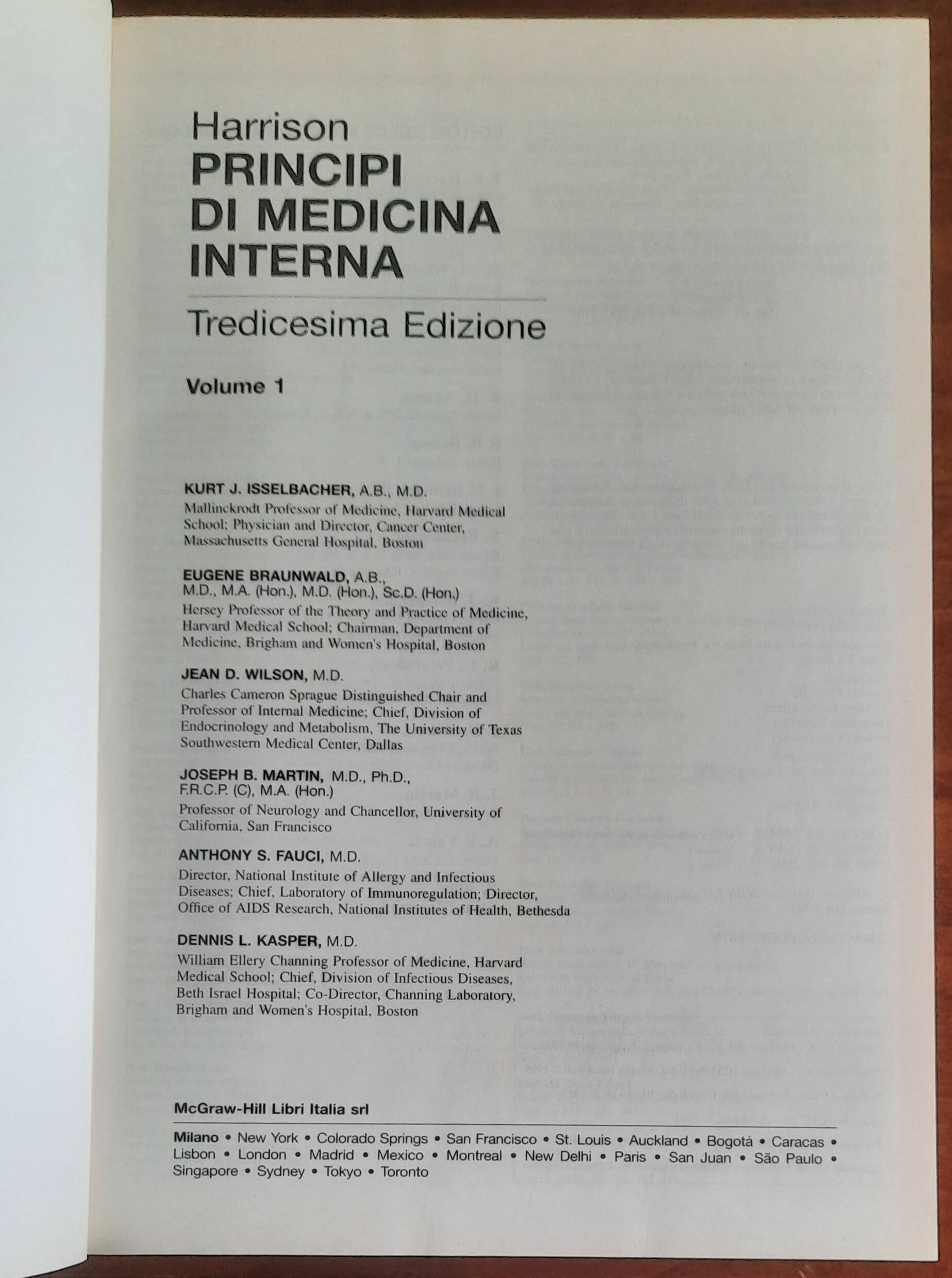 Principi di Medicina Interna - in due vol. - McGraw-Hill