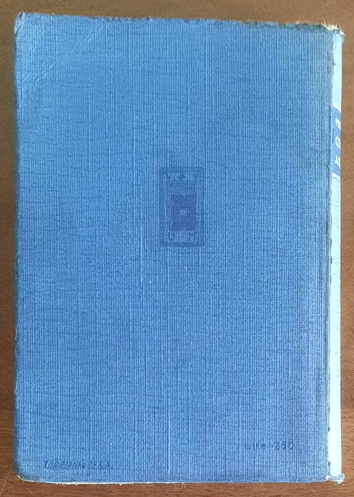 Prontuario del cemento armato - Ing. Luigi Santarella - Hoepli - 1946