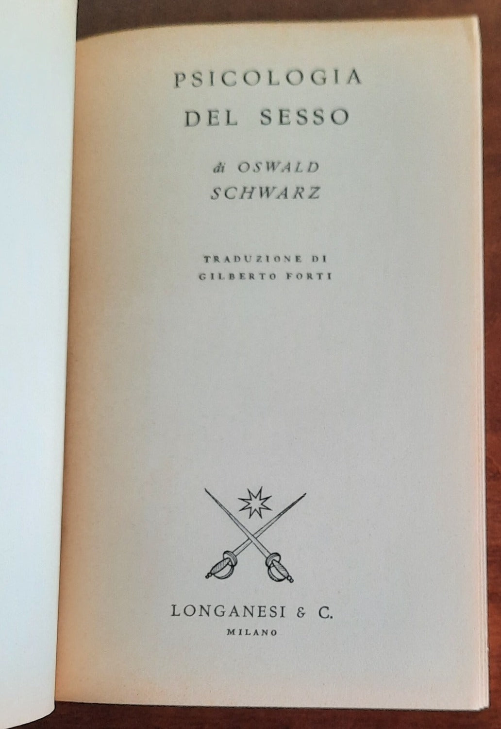 Psicologia del sesso - di Oscar Schwarz