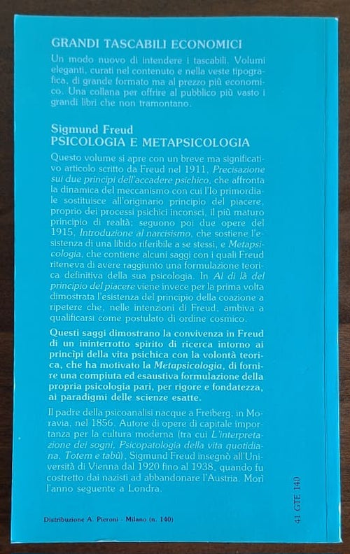 Psicologia e metapsicologia - Sigmund Freud - Newton