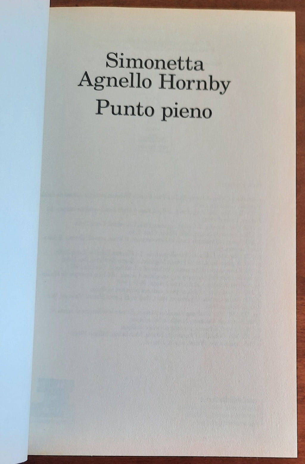 Punto pieno - di Simonetta Agnello Hornby - Feltrinelli