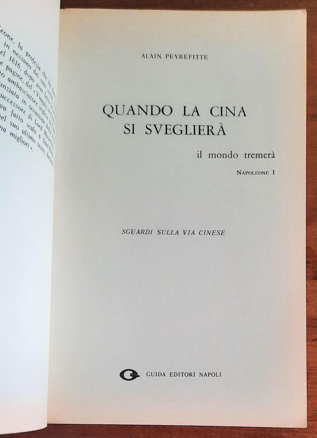 Quando la Cina si sveglierà.... il mondo tremerà