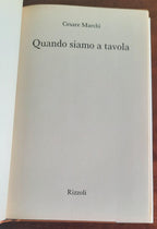 Quando siamo a tavola. Viaggio sentimentale con l’acquolina in bocca da Omero al fast-food