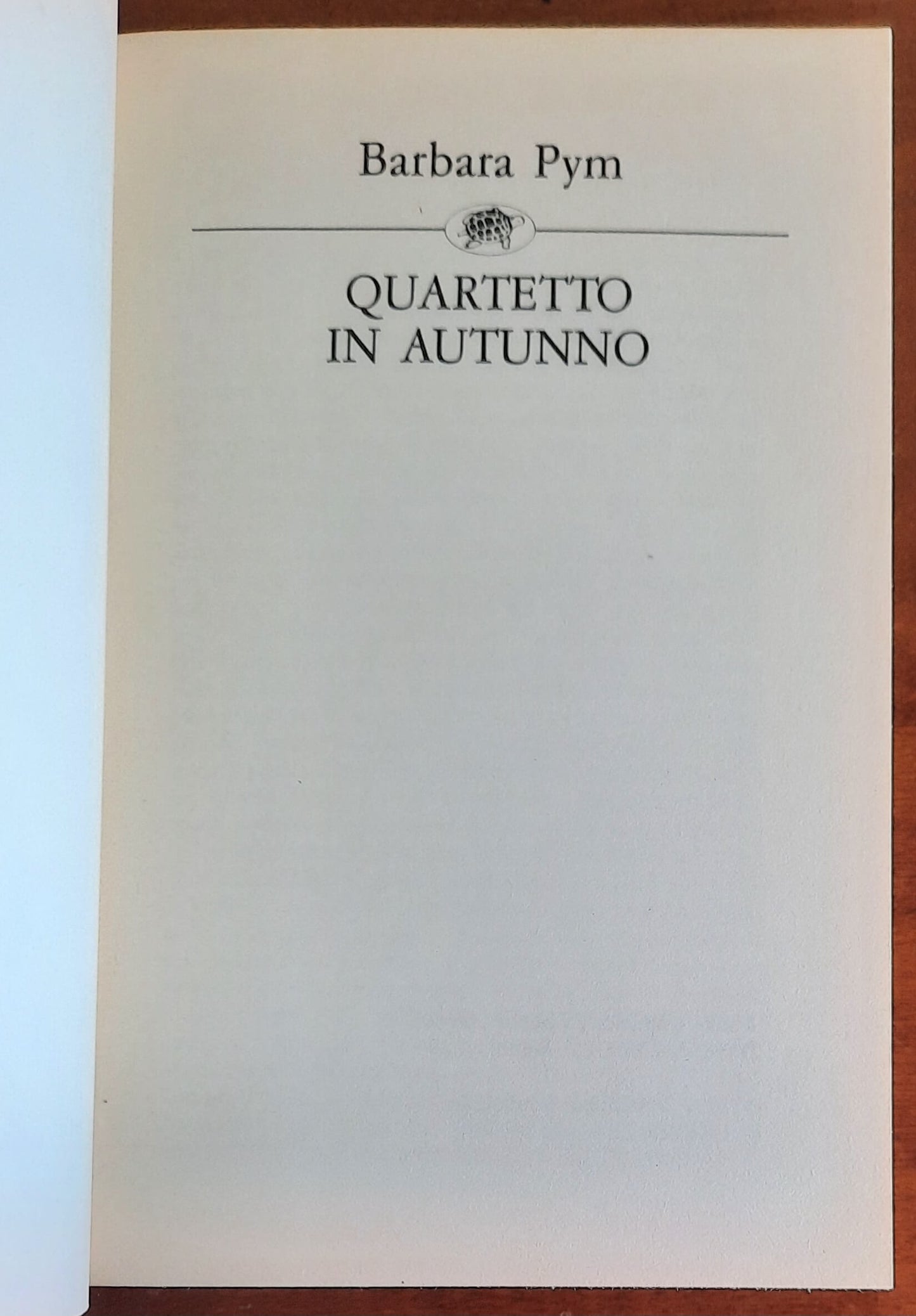 Quartetto d’autunno - di Barbara Pym - La Tartaruga Edizioni