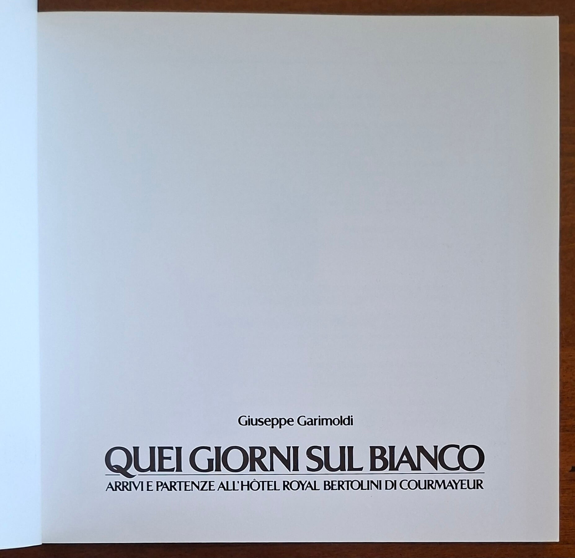 Quei giorni sul Bianco. Arrivi e partenze all'Hotel Royal Bertolini di Courmayeur