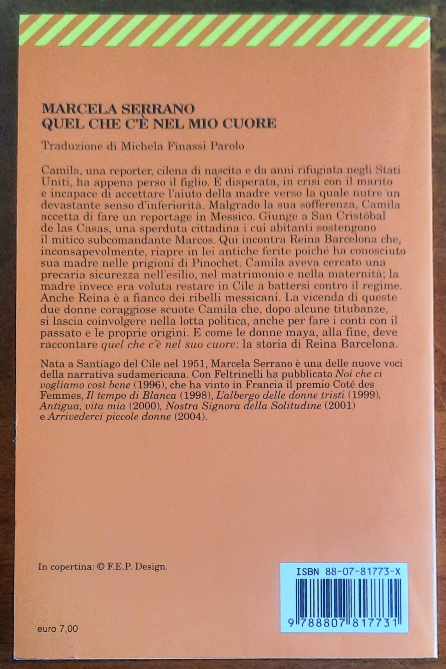 Quel che c'è nel mio cuore - Marcela Serrano - Feltrinelli