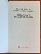 Quell’estate di sangue e di luna - BUR - 2022
