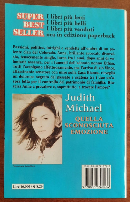 Quella sconosciuta emozione - di Judith Michael - Sperling e Kupfer