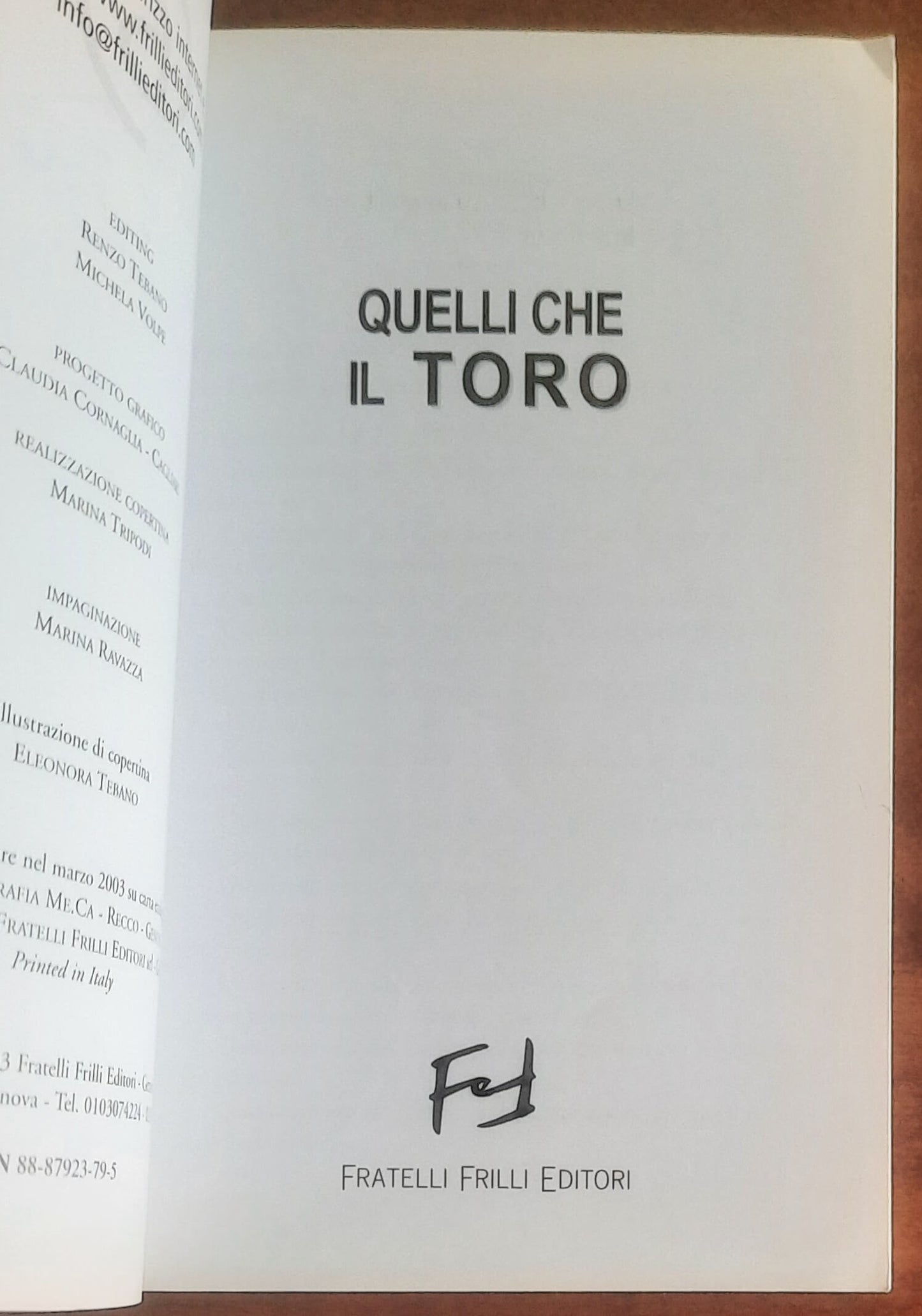 Quelli che il Toro - Fratelli Frilli Editori