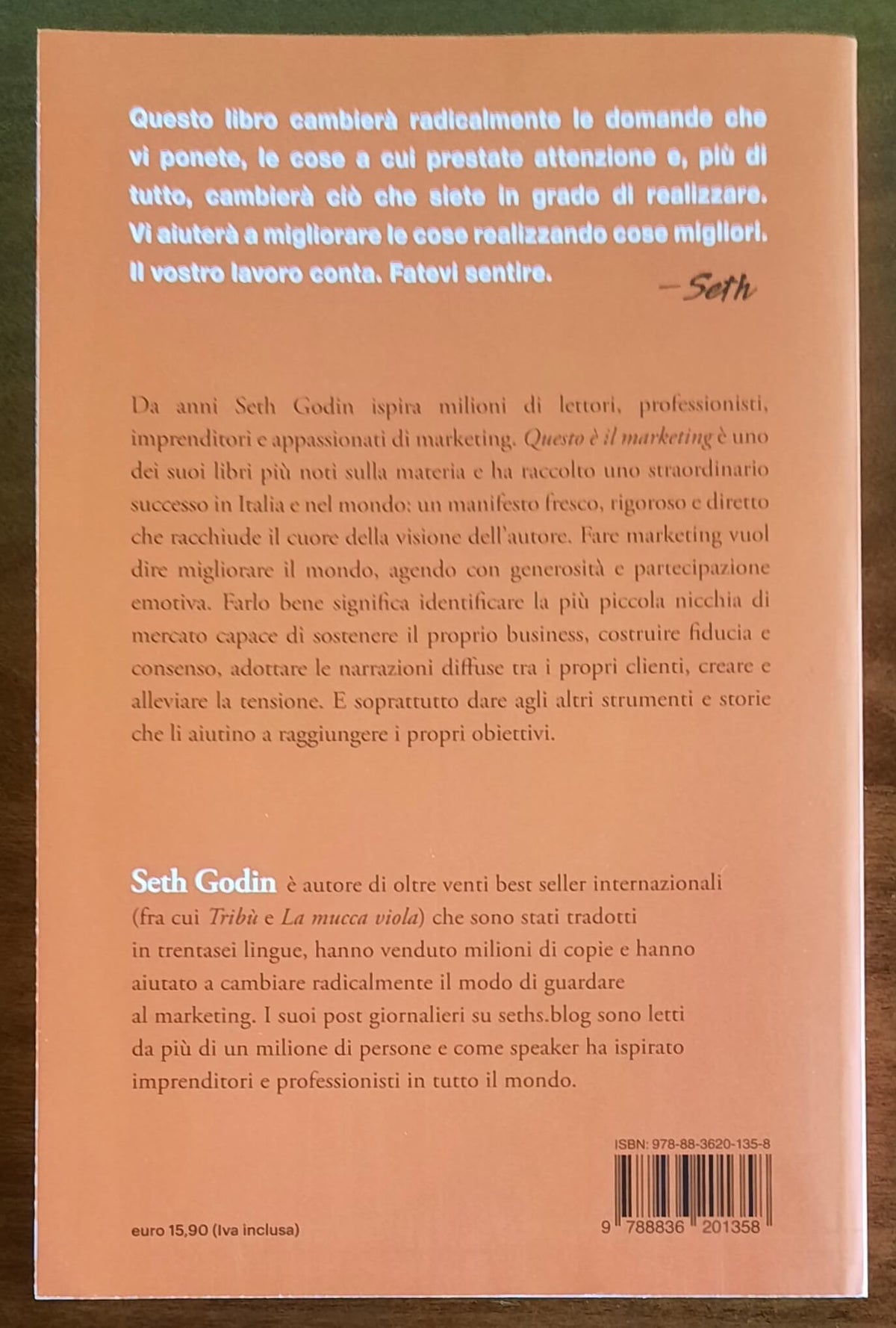 Questo è il marketing. Non puoi essere visto finché non impari a vedere
