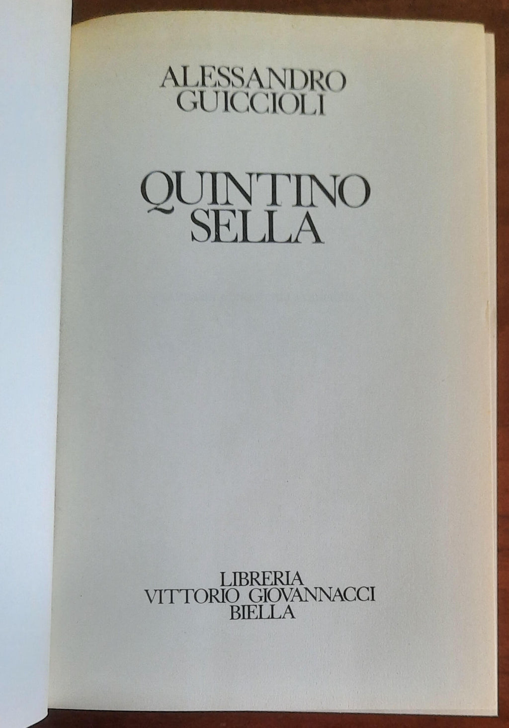 Quintino Sella - di Alessandro Guiccioli