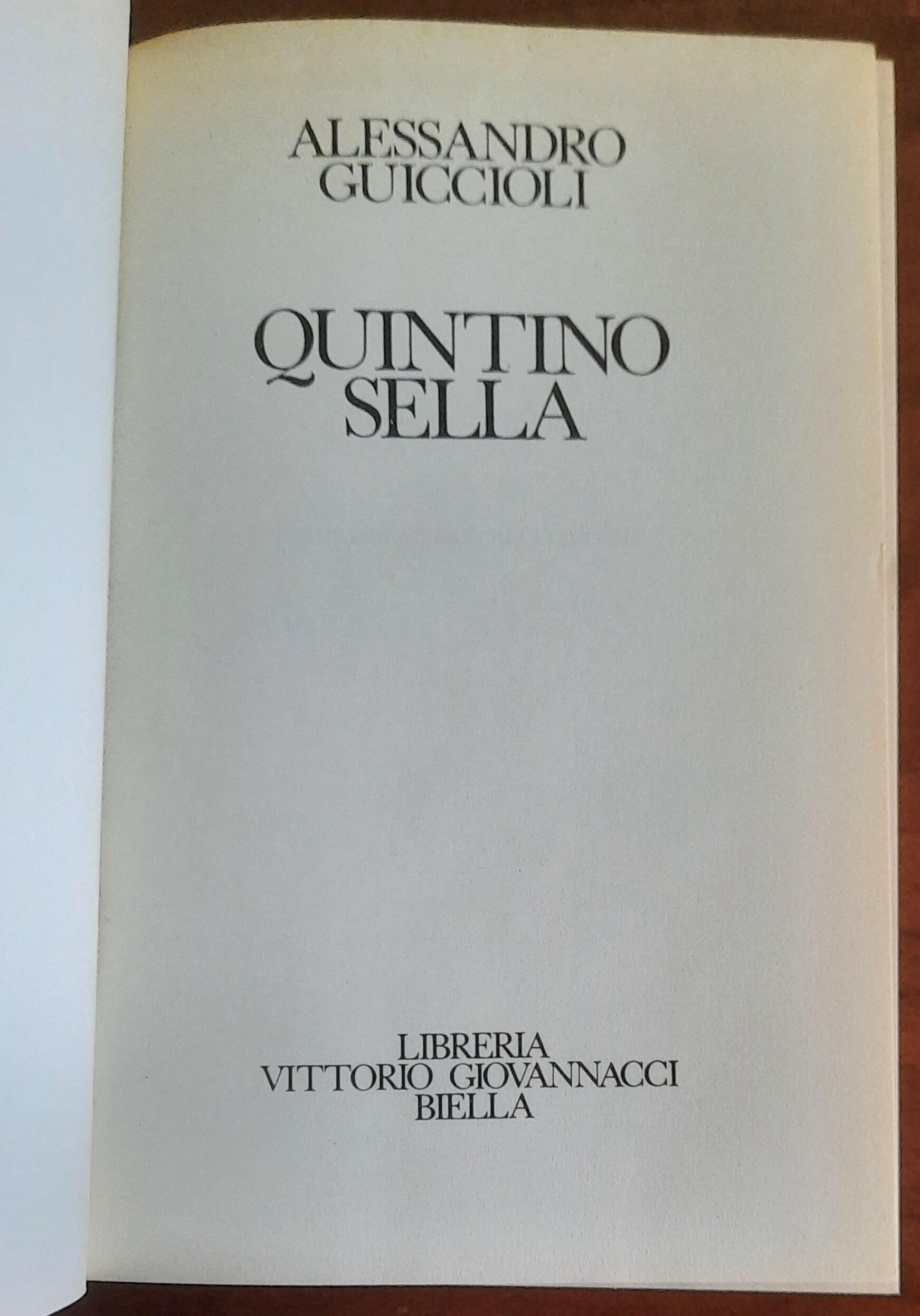 Quintino Sella - di Alessandro Guiccioli