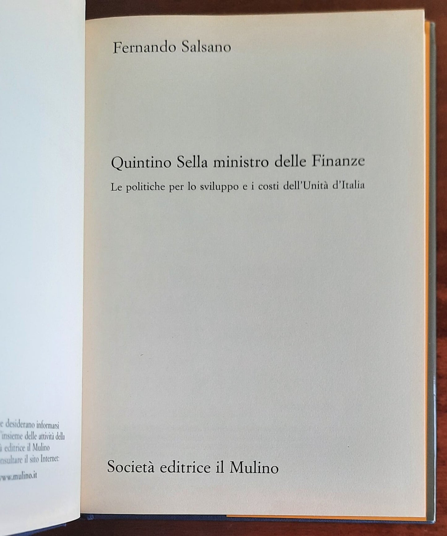 Quintino Sella ministro delle finanze. Le politiche per lo sviluppo e i costi dell’unità d’Italia