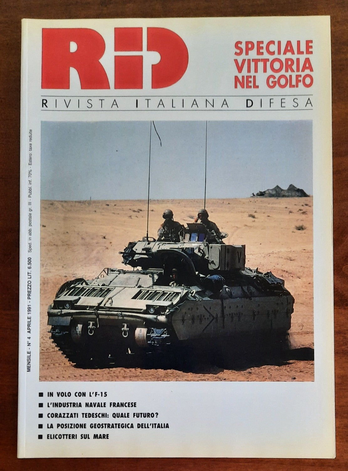 RID Rivista Italiana Difesa n. 4 Aprile 1991 - Speciale vittoria nel Golfo