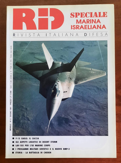 RID Rivista Italiana Difesa n. 6 Giugno 1991 - Speciale Marina Israeliana