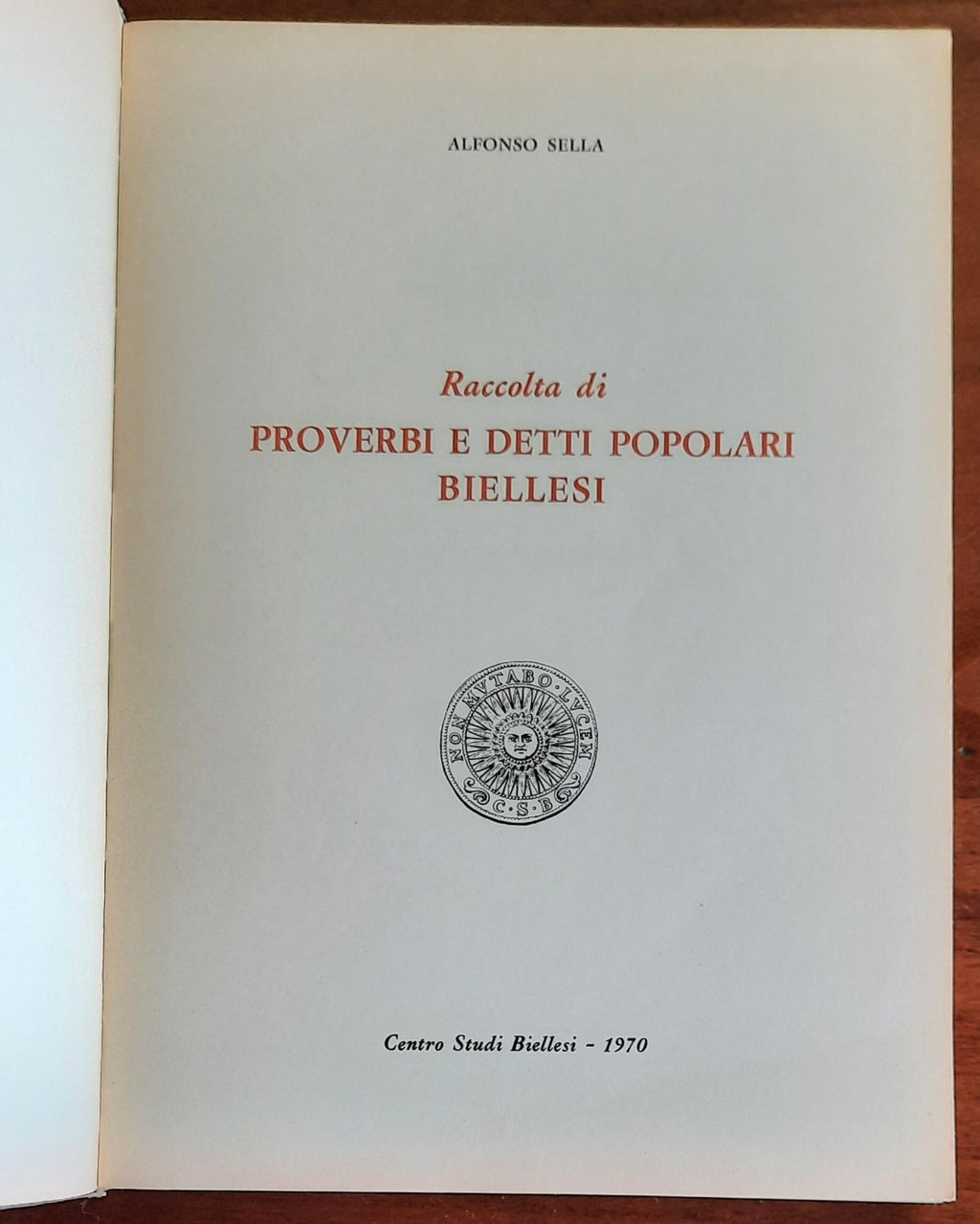 Raccolta di proverbi e detti popolari biellesi