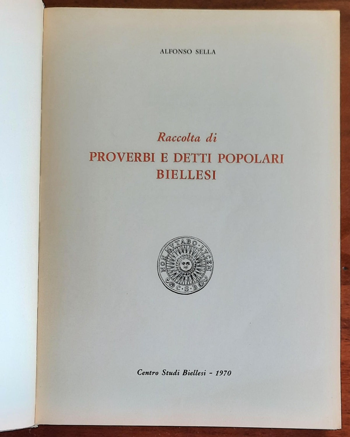 Raccolta di proverbi e detti popolari biellesi