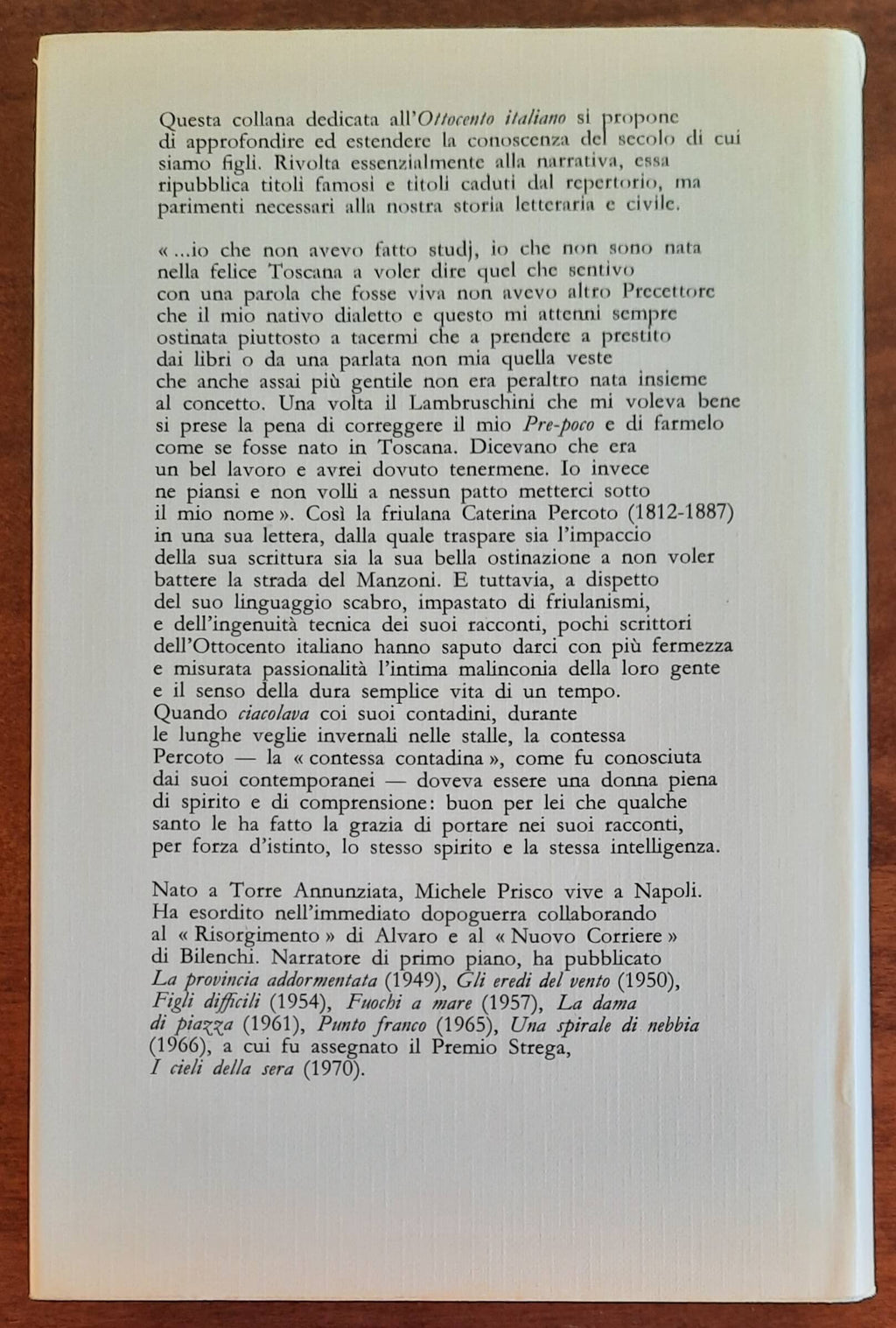Racconti - di Caterina Percoto - Vallecchi Editore