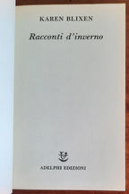 Racconti d’inverno - di Karen Blixen - Adelphi