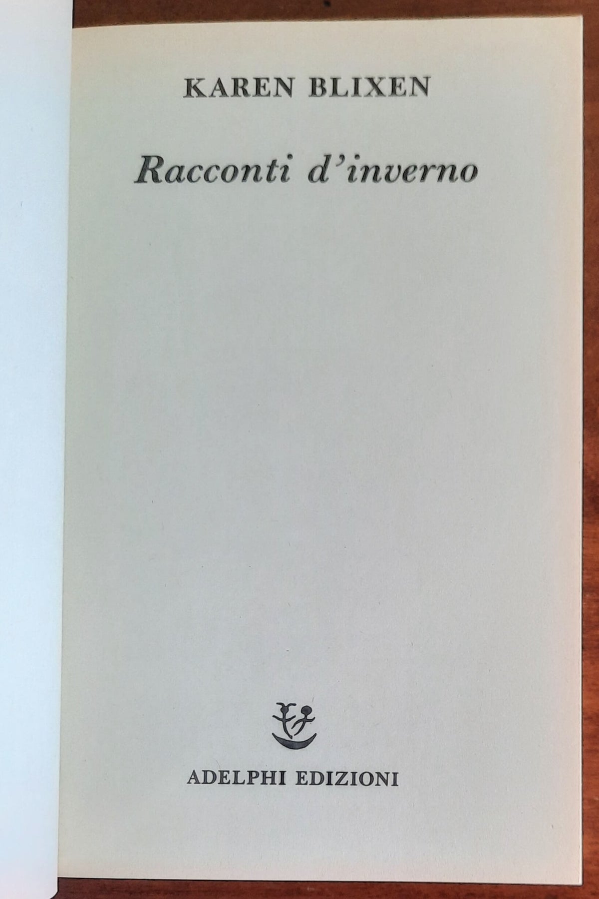 Racconti d’inverno - di Karen Blixen - Adelphi