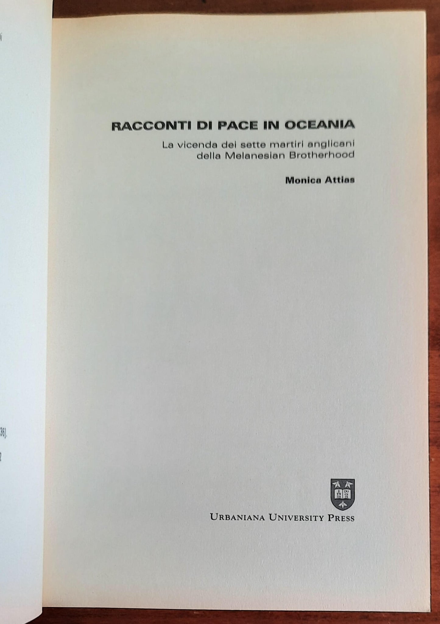 Racconti di pace in Oceania. La vicenda dei sette martiri anglicani della Melanesian Brotherhood