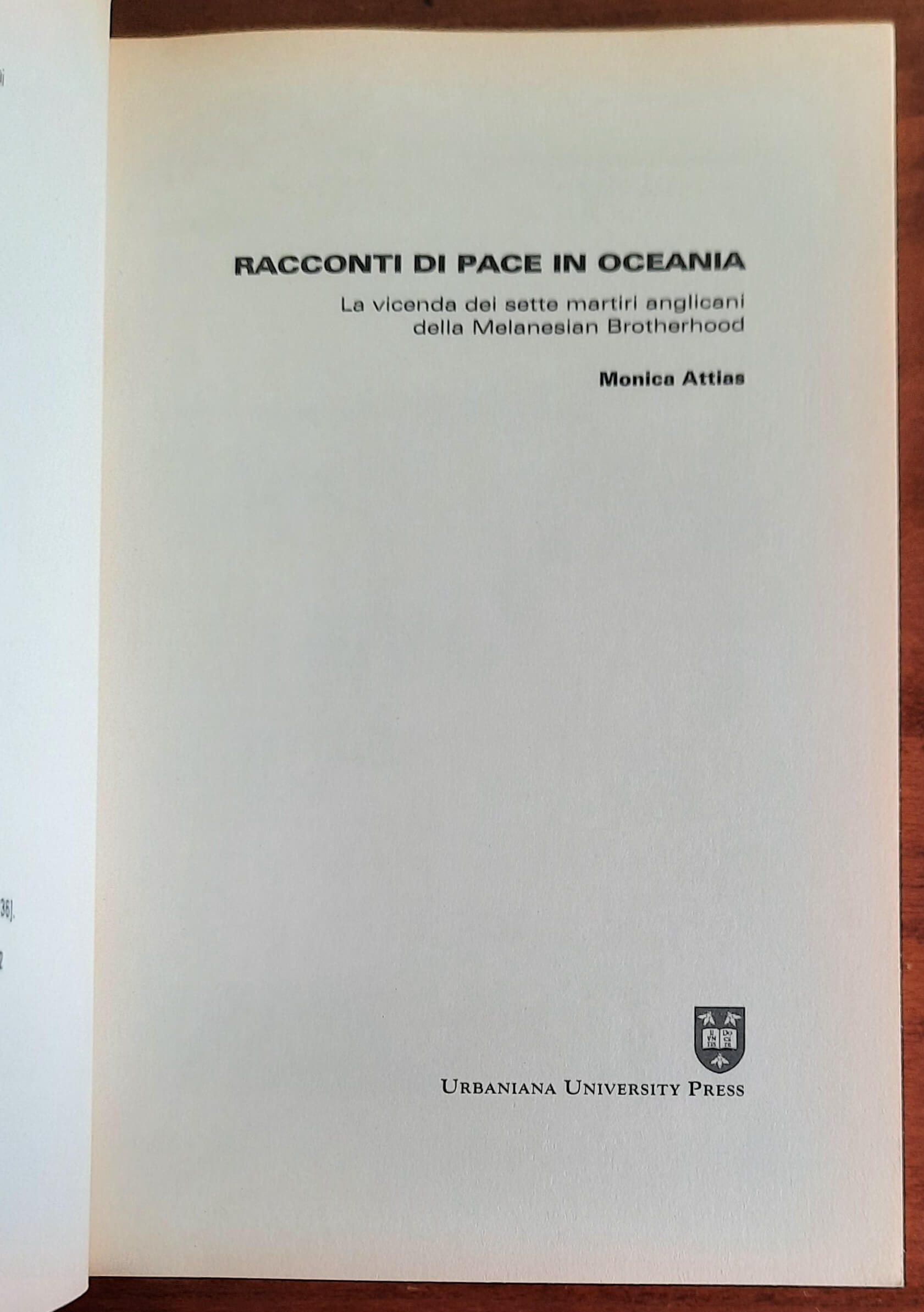 Racconti di pace in Oceania. La vicenda dei sette martiri anglicani della Melanesian Brotherhood