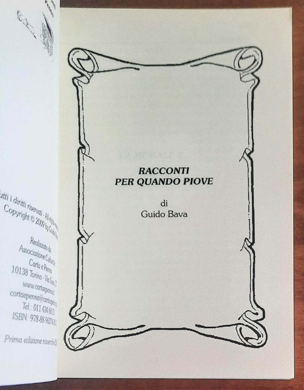 Racconti per quando piove - di Guido Bava