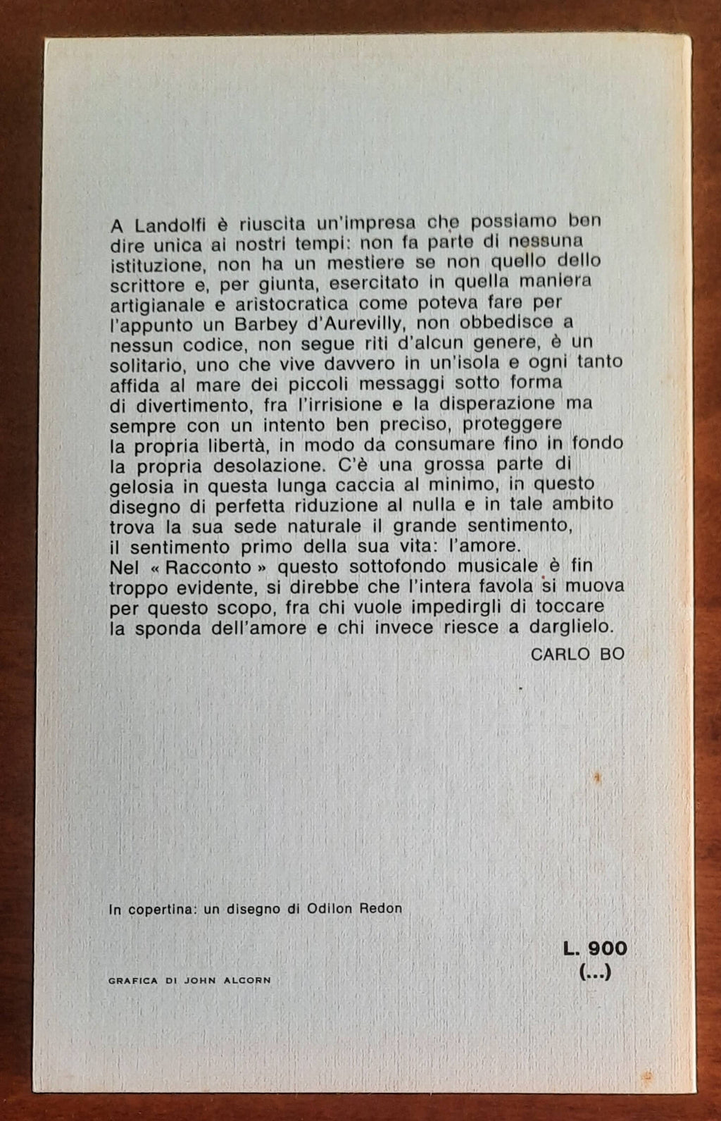 Racconto d’autunno - di Tommaso Landolfi - B.U.R - Libreria Biellese