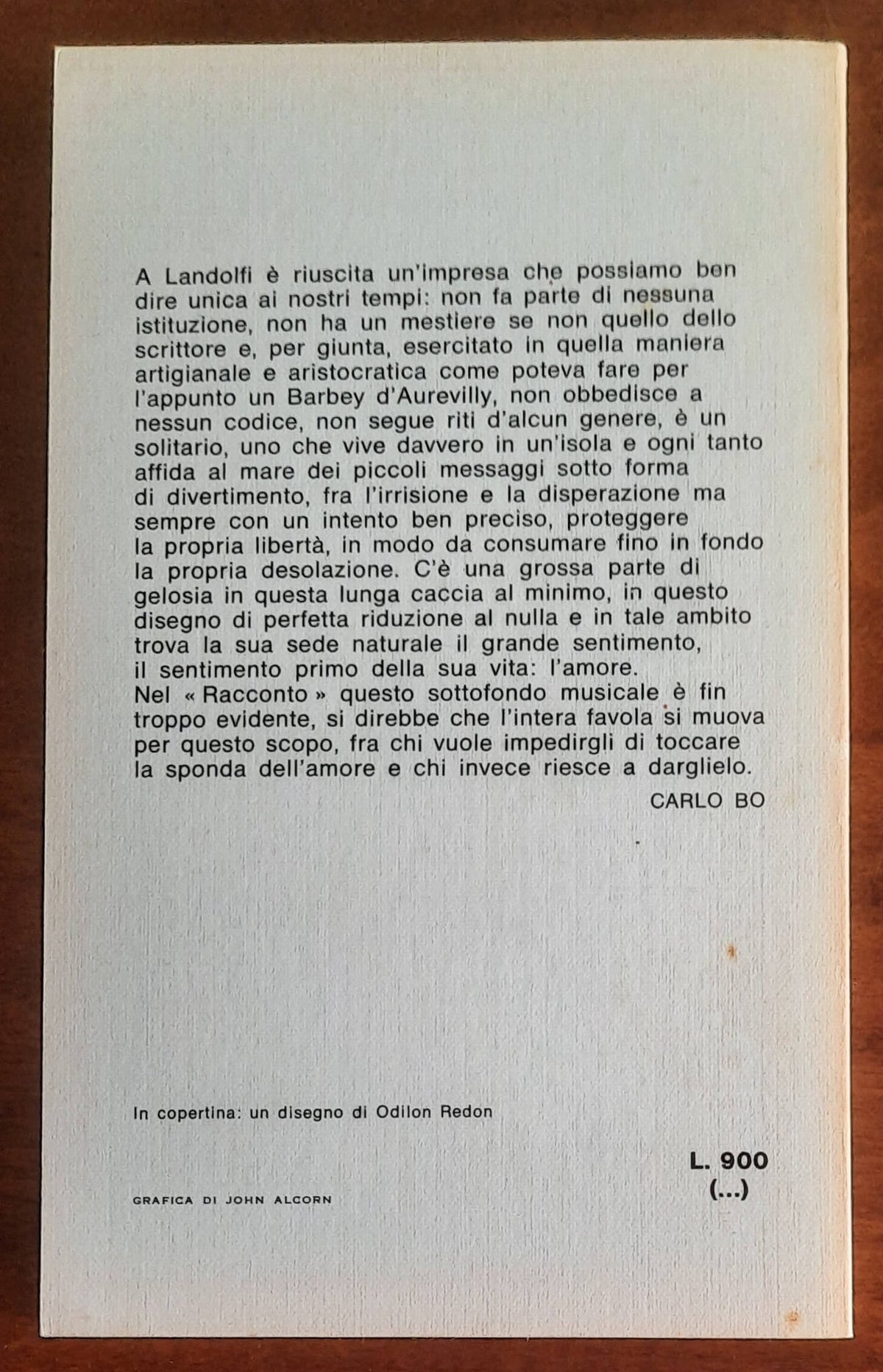 Racconto d’autunno - di Tommaso Landolfi - B.U.R - Libreria Biellese
