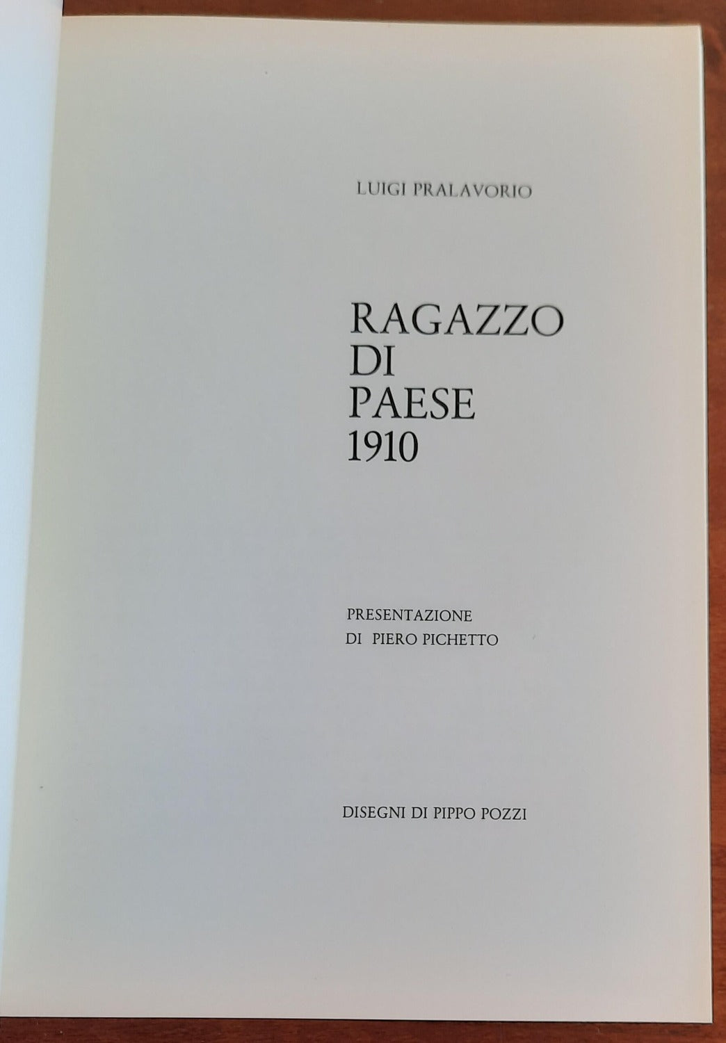 Ragazzo di paese 1910. Vita biellese nei primi anni del secolo