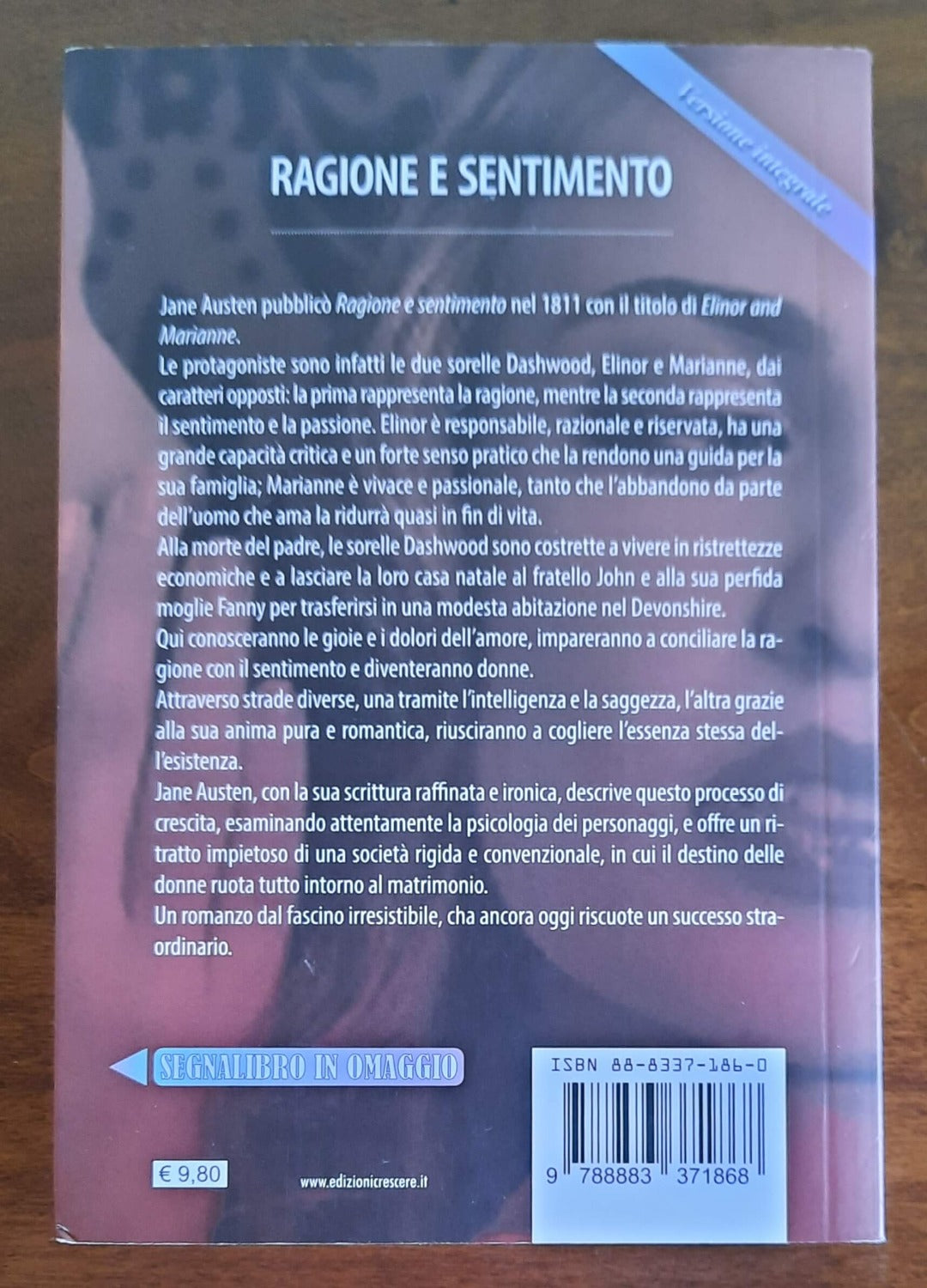 Ragione e sentimento - di Jane Austen - Libreria Biellese