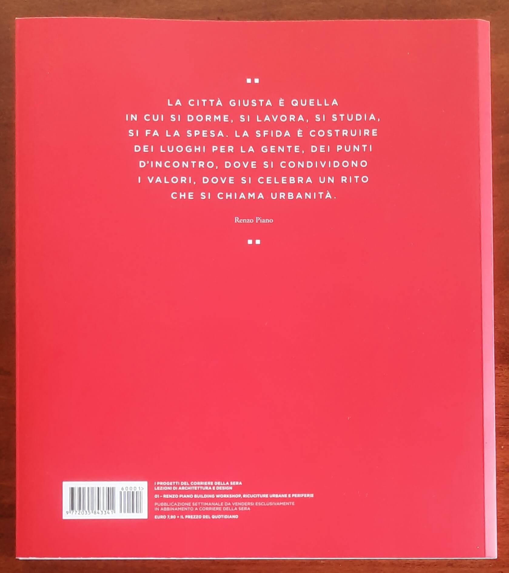 Renzo Piano Building Workshop. Ricuciture urbane e periferie