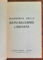 Riassunto della Gerusalemme Liberata - Edizioni Bignami