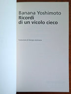 Ricordi di un vicolo cieco - Banana Yoshimoto - Feltrinelli