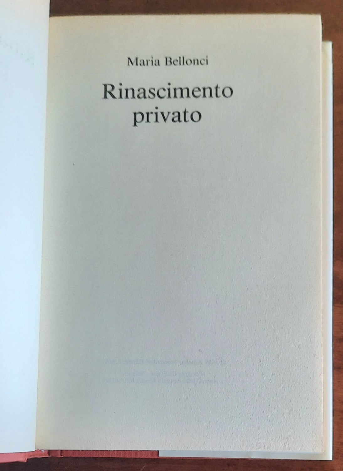 Rinascimento privato - di Maria Bellonci