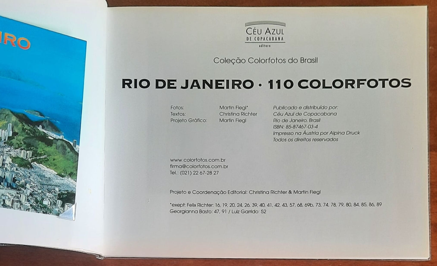 Rio de Janeiro. 110 Colorfotos - Christina Richter (testi di)
