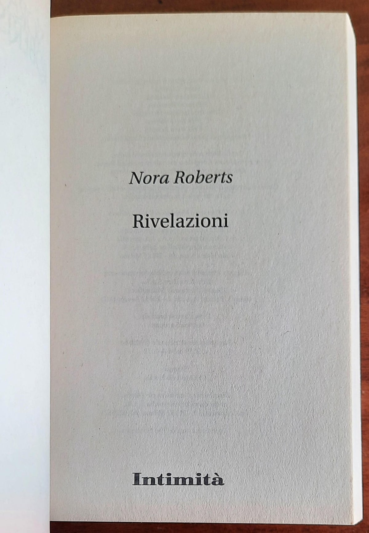 Rivelazioni (Uniti per la vita - Ancora amore) - di Nora Roberts