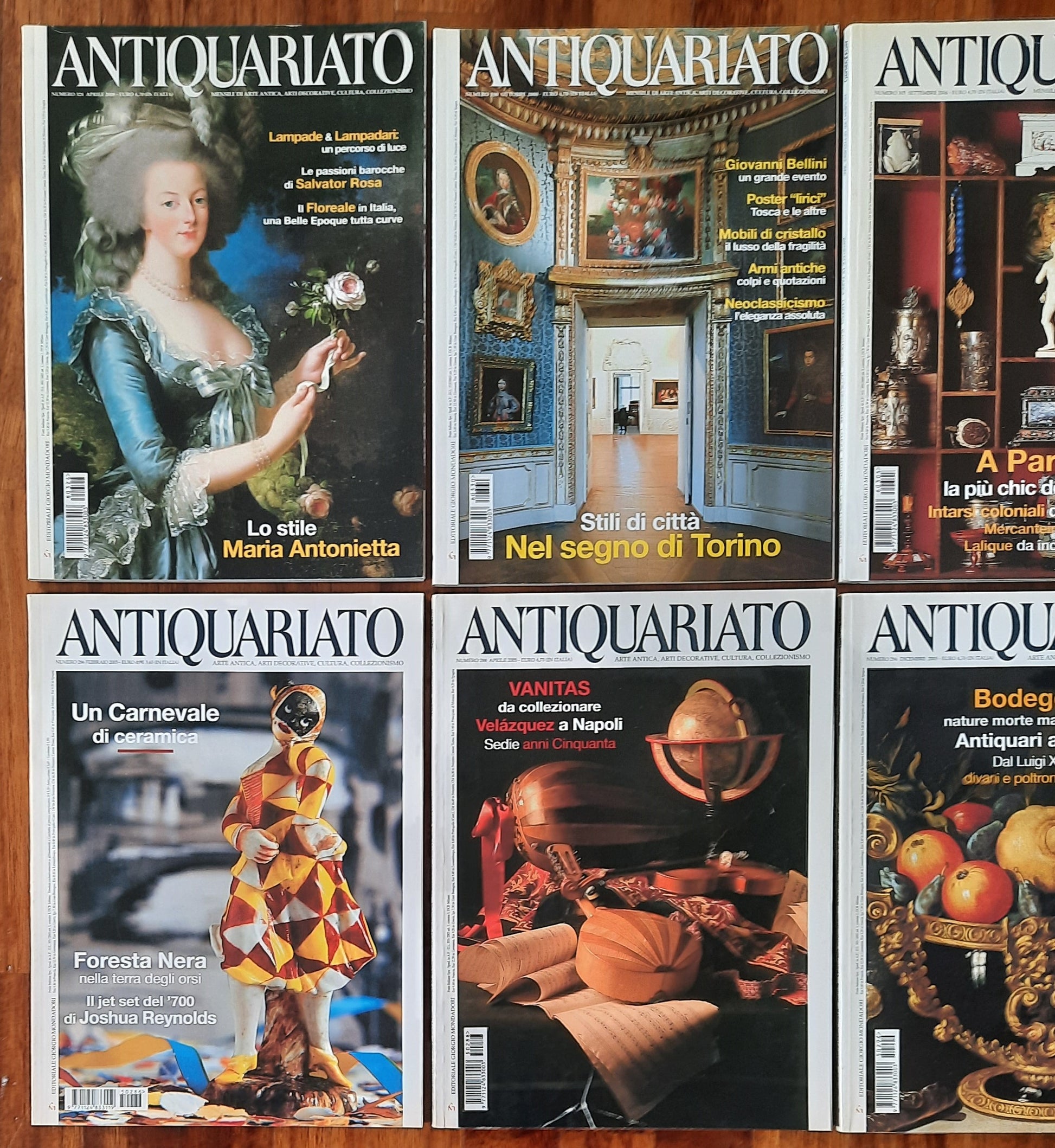 Rivista Antiquariato - 9 numeri da n. 365 a n. 394