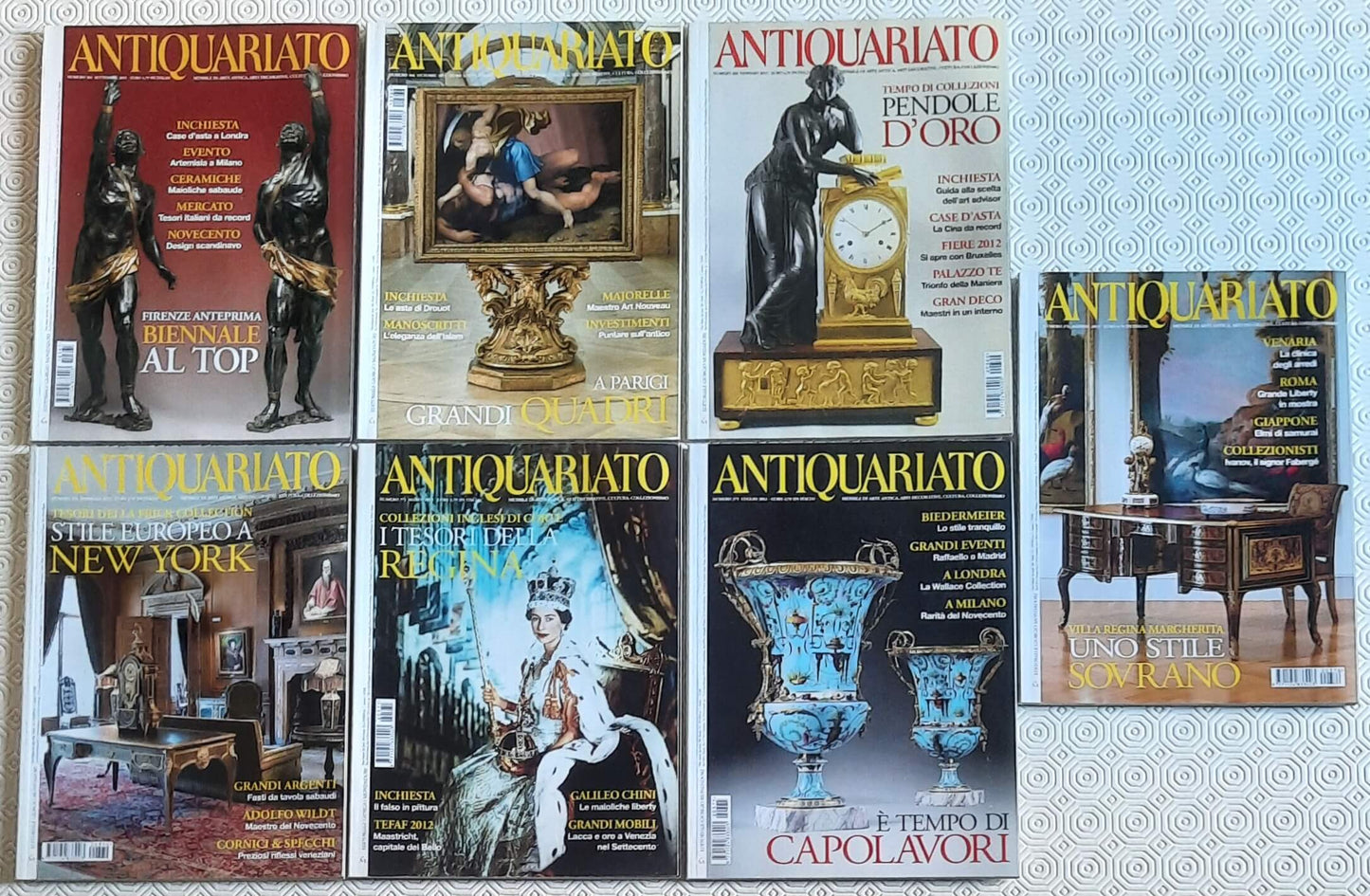 Rivista Antiquariato. Mensile di arte antica, arti decorative, cultura, collezionismo - 13 Numeri