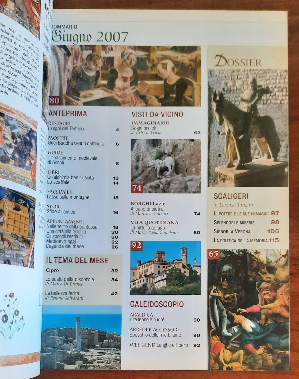 Rivista Medioevo n. 125 - Giugno 2007 - Cipro la croce e la mezzaluna