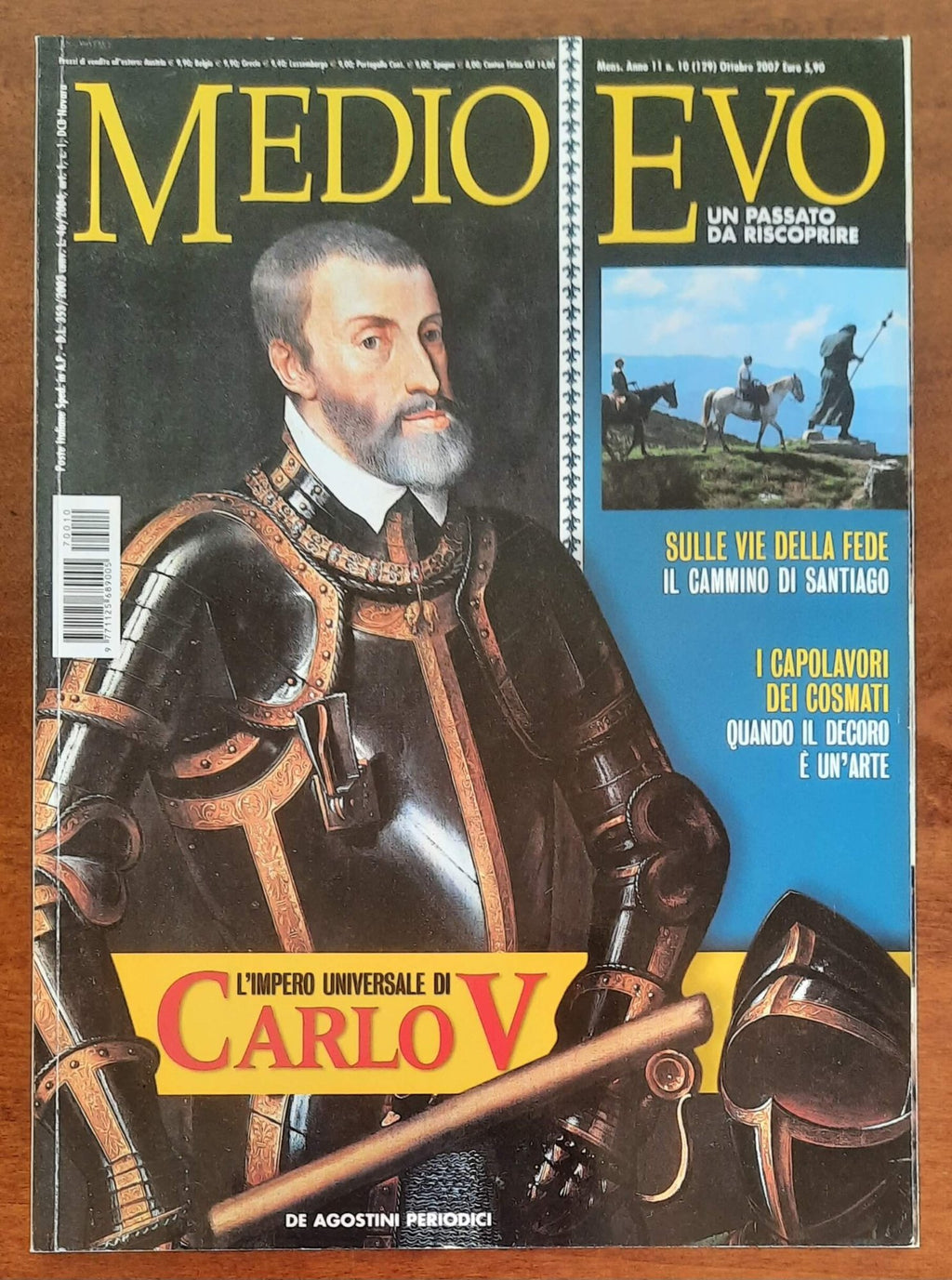 Rivista Medioevo n. 129 - Ottobre 2007 - L'Impero Universale di Carlo V