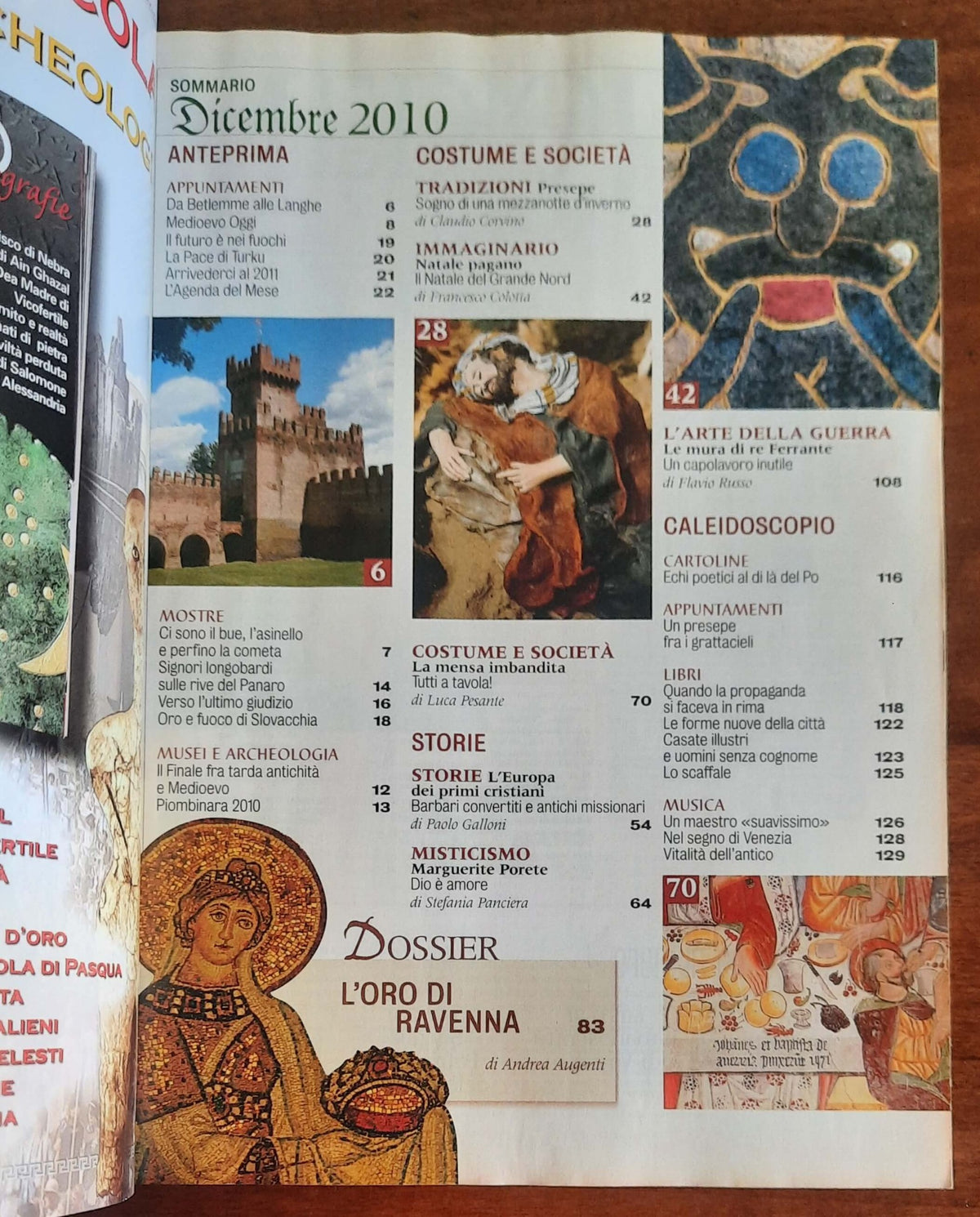 Rivista Medioevo n. 167 - Dicembre 2010 - Oro di Ravenna