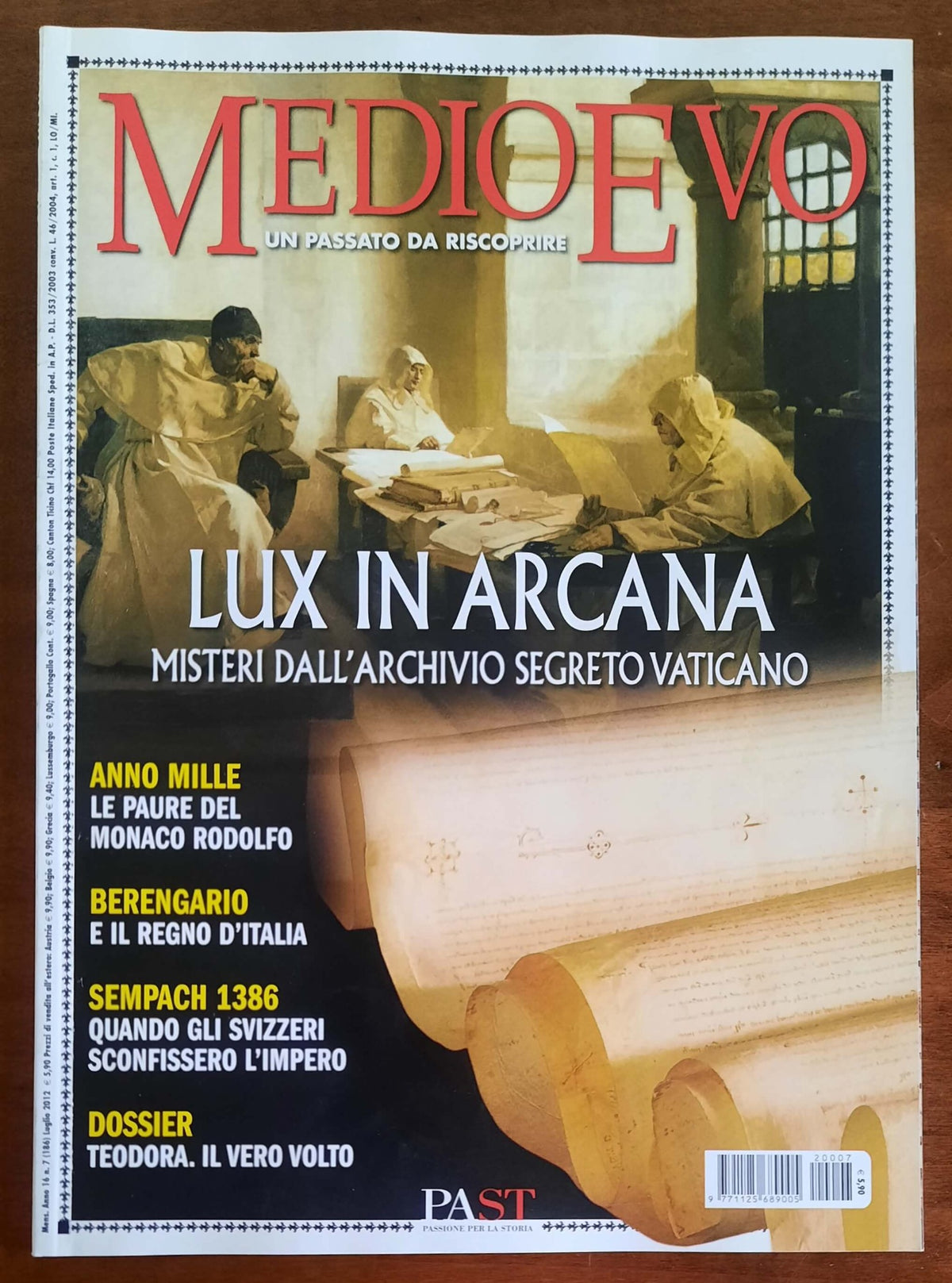 Rivista Medioevo n. 186 - Luglio 2012