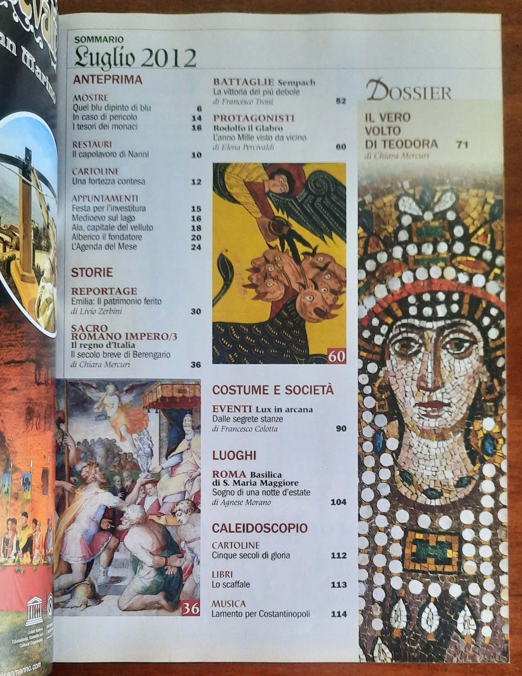 Rivista Medioevo n. 186 - Luglio 2012