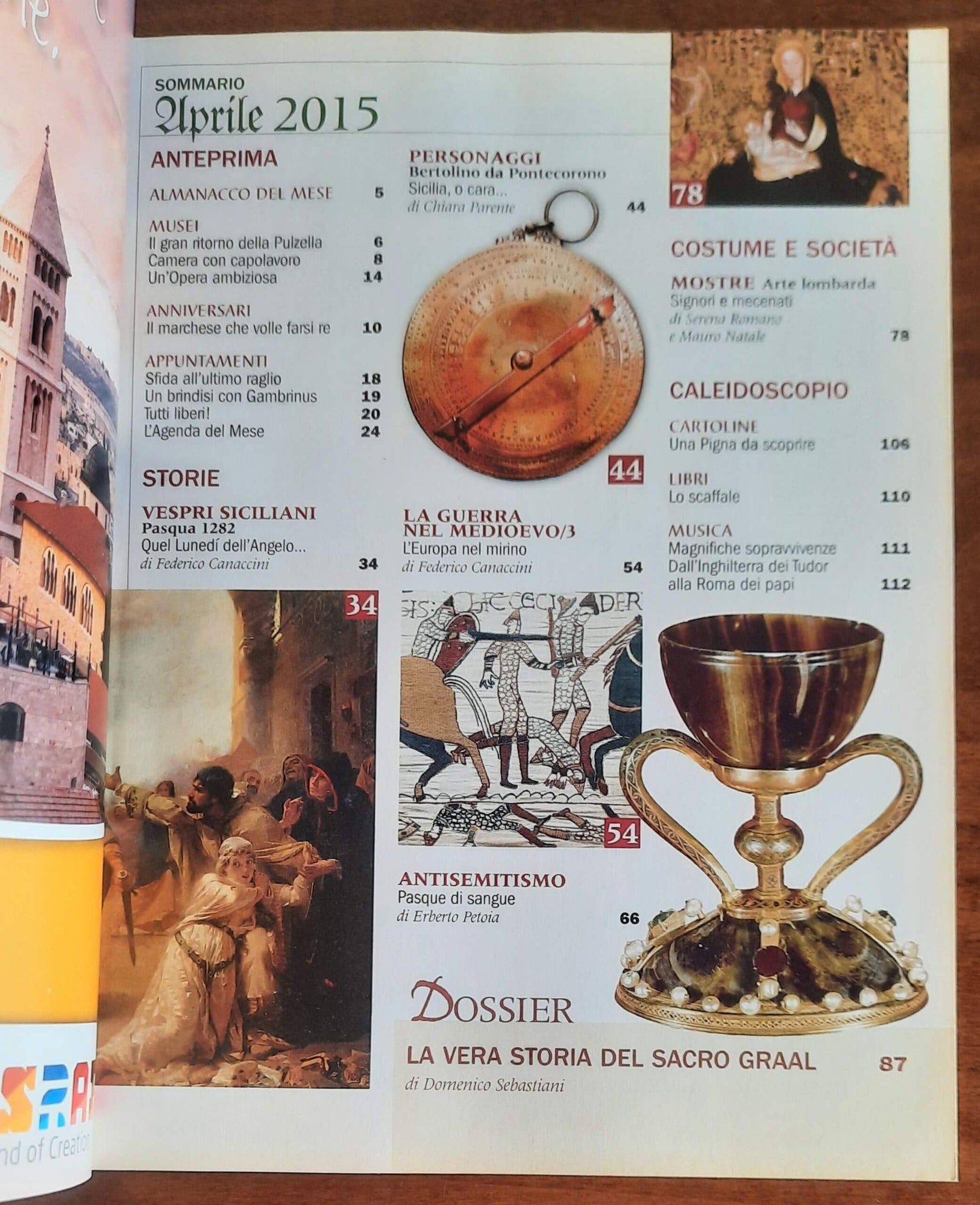 Rivista Medioevo n. 219 - Aprile 2015 (Il mistero del Graal)