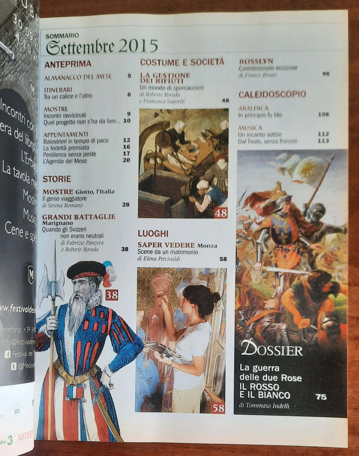 Rivista Medioevo n. 224 - Settembre 2015 - (La cappella di Teodolina)