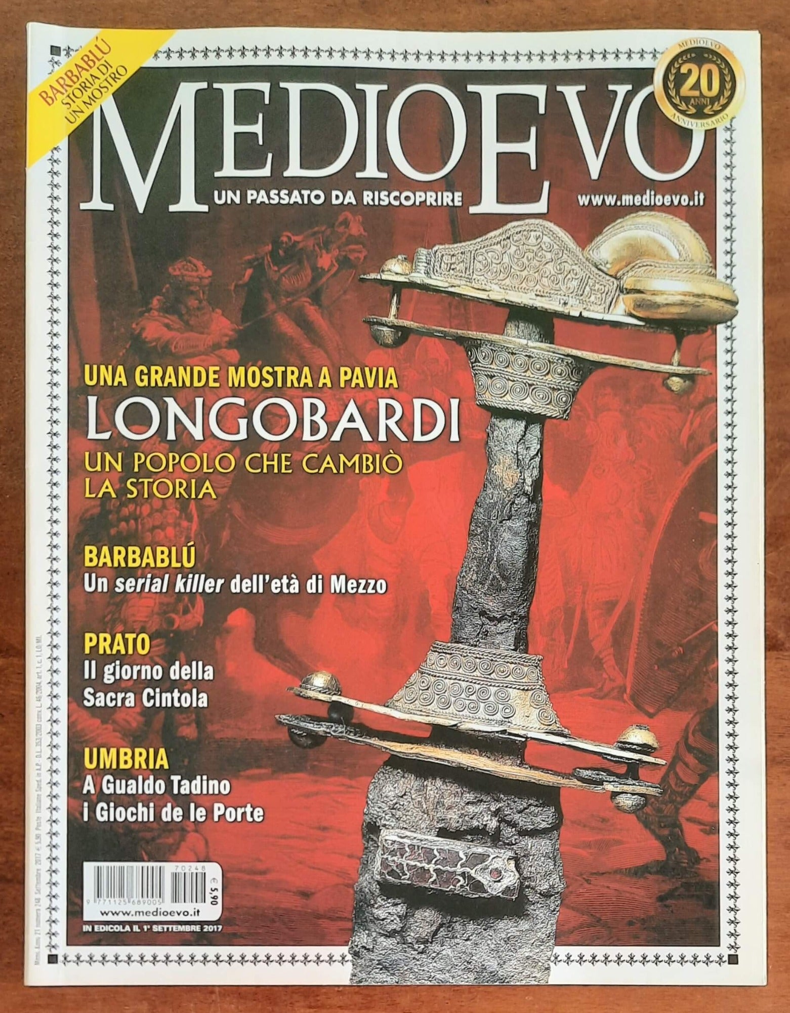 Rivista Medioevo n. 248 - Settembre 2017 - Longobardi un popolo che cambiò la storia