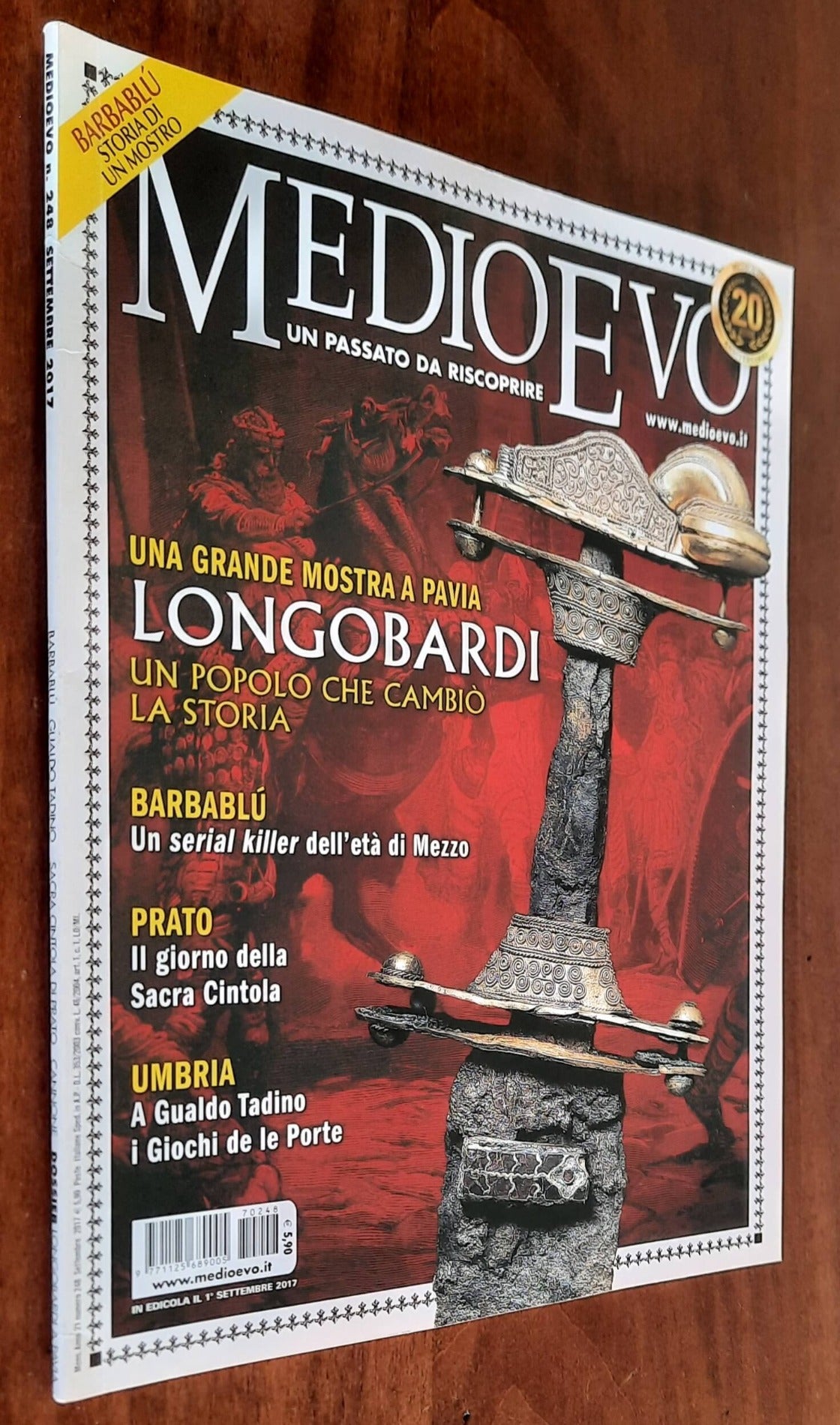 Rivista Medioevo n. 248 - Settembre 2017 - Longobardi un popolo che cambiò la storia