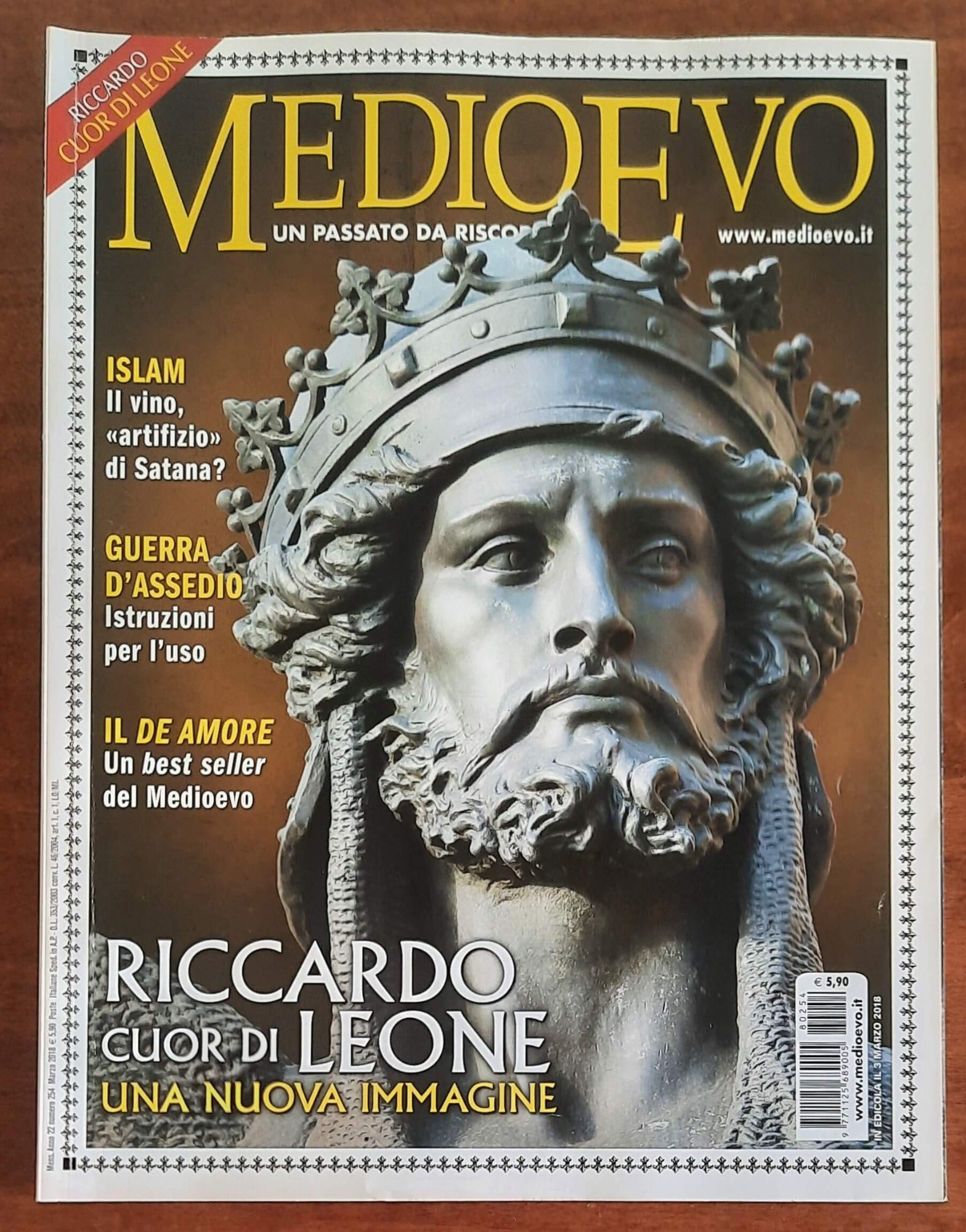 Rivista Medioevo n. 254 - Marzo 2018